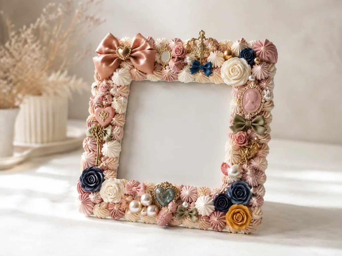 Decoden — Bows, pearls and whipped clay